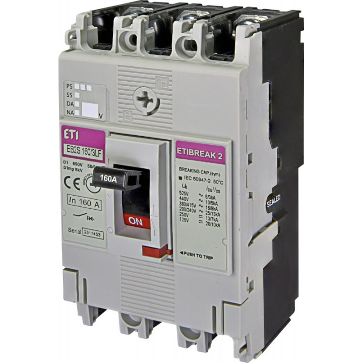 intrerupator de circuit in car eb2s 160/3lf 160a 3p 004671811
