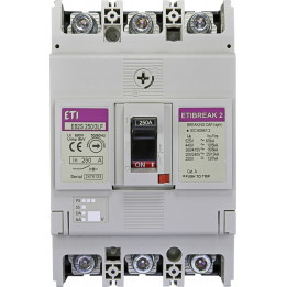 intrerupator de circuit in car eb2s 250/3lf 250a 3p 004671813