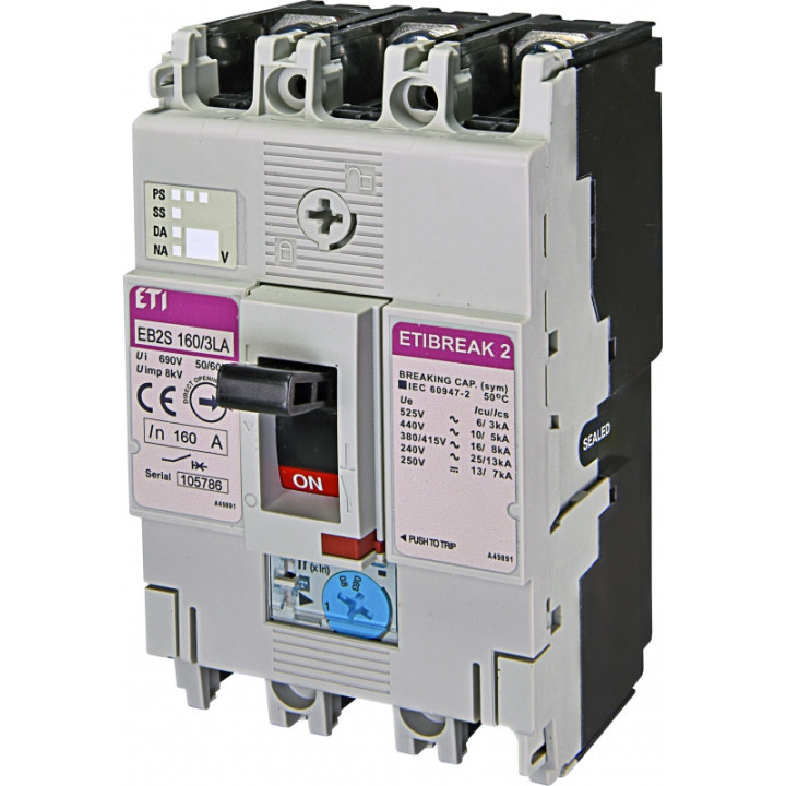 intrerupator de circuit in car eb2s 160/4la 160a 4p 004671895