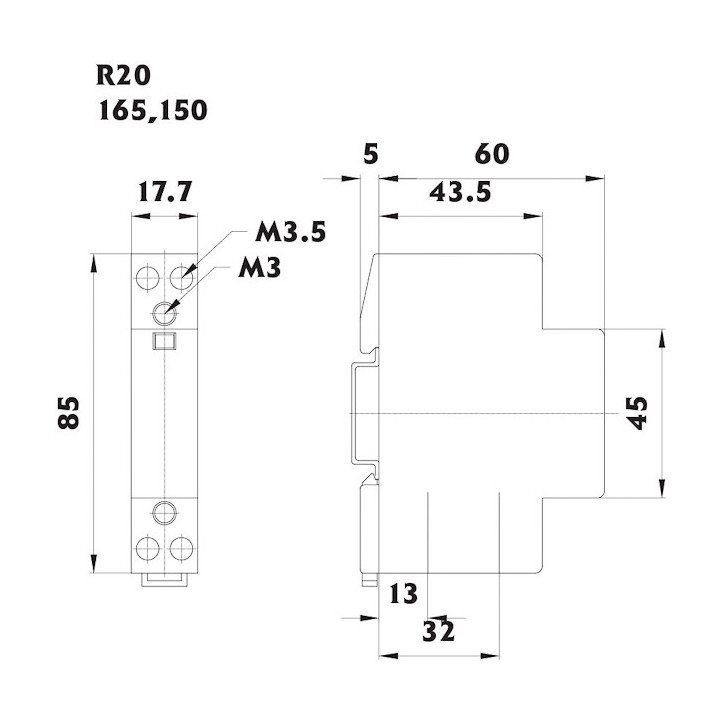 contactor modular r 25-11 230v 002463504