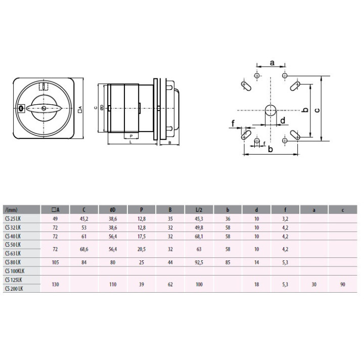 comutator camera cs 40 92 u lk 004773076