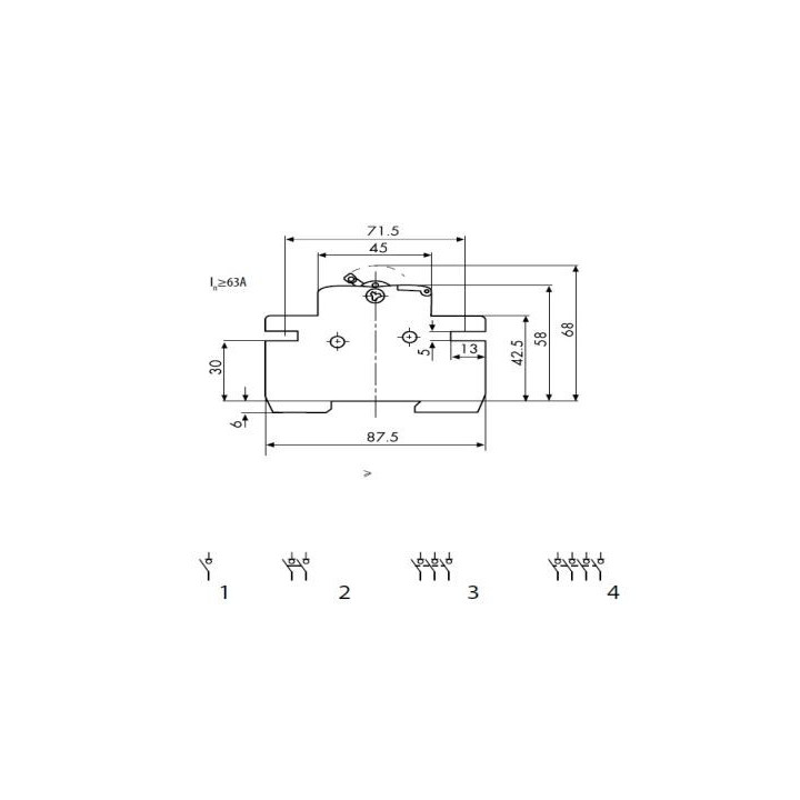 comutator integrat sv 416 4p 16a 002423421