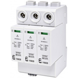 protectie supratensiuni etitec em t2 pv 1100/20 y rc 002440624