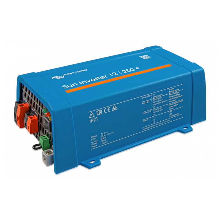 invertor / inverter 12v 250va 15a victron energy sun inverter 12/250-15