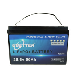Baterie LiFePO₄ 25.6 V 50 Ah (1.28 kWh)
