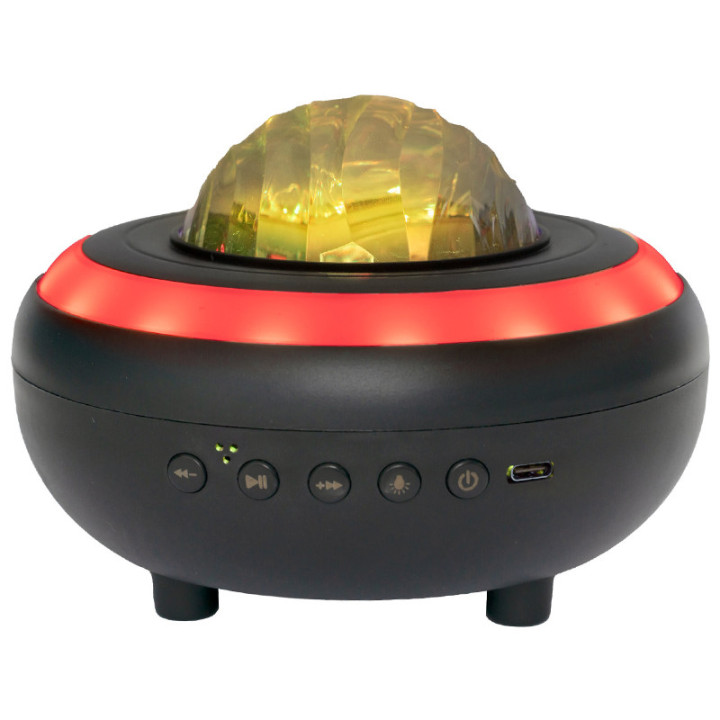 boxa portabila cu efect astro si led