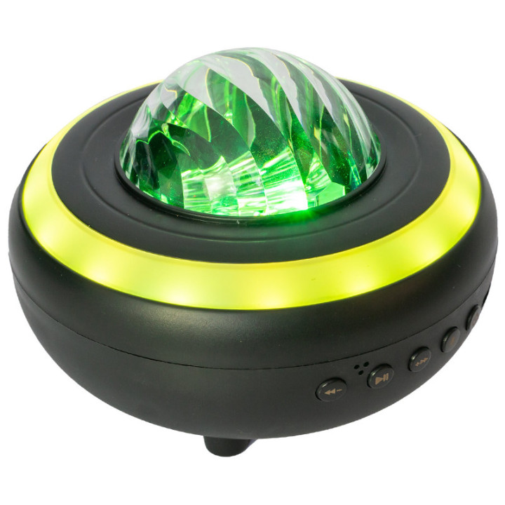 boxa portabila cu efect astro si led