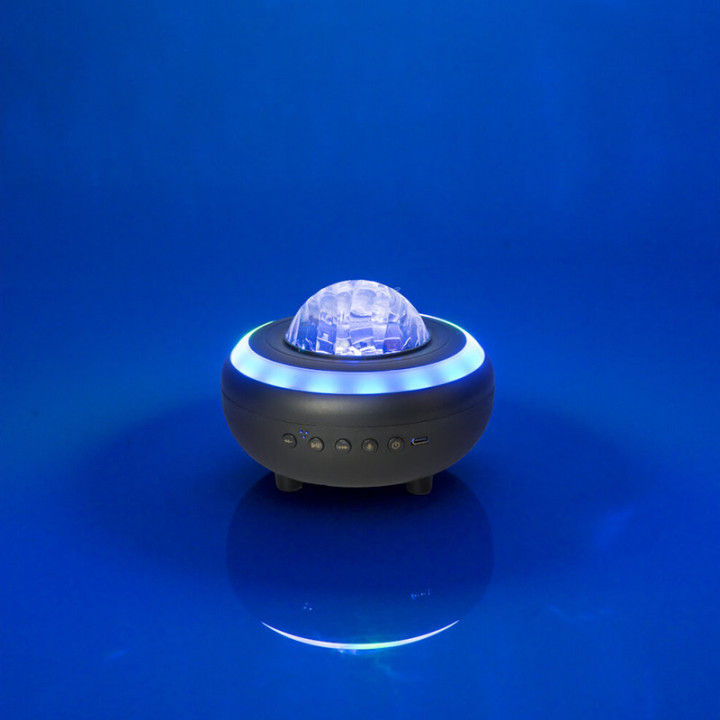 boxa portabila cu efect astro si led