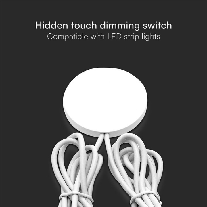 senzor smart touch dimabil pentru banda led - alb
