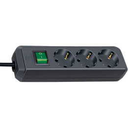 prelungitor brennenstuhl eco-line 3 prize, 5m h05vv-f 3g1,5 negru