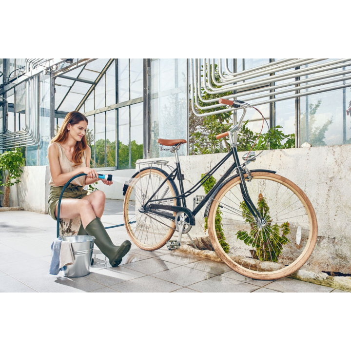 set furtun pentru gradina extensibil cellfast zygzag 30m, pistol, conectori