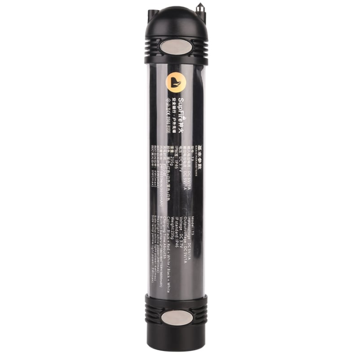 lanterna led supfire t3, pentru camping, lumina anti insecte, 3600 mah, 6 moduri, ip46, incarcare usb, functie powerbank