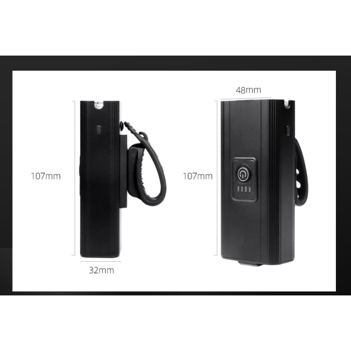 lanterna led pentru bicicleta supfire gt-r3, 1400lumeni, 130m, acumulator 2400 mah, usb