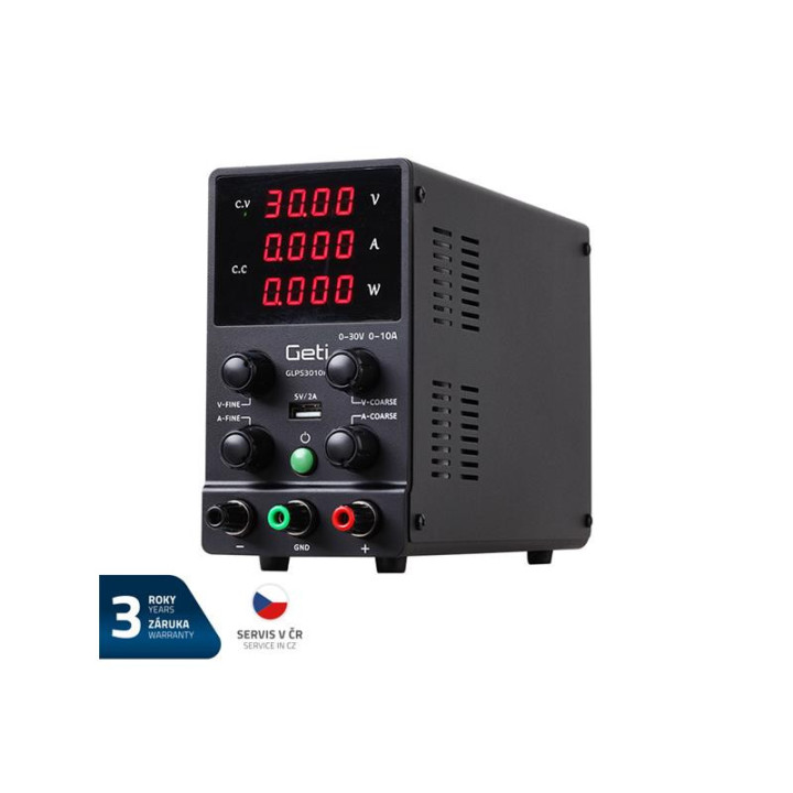 sursa de alimentare de laborator geti glps3010h 0-30v/ 0-10a