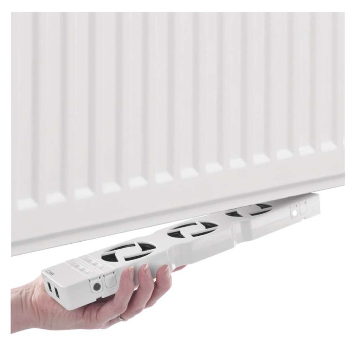 ventilator pod radiator trio, bily