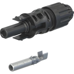 MC4-Evo 2 jack, 4.0-6.0 mm², cable Ø 4.7-6.4 mm, 1.5 kV, 45 A, 32.0316P0001
