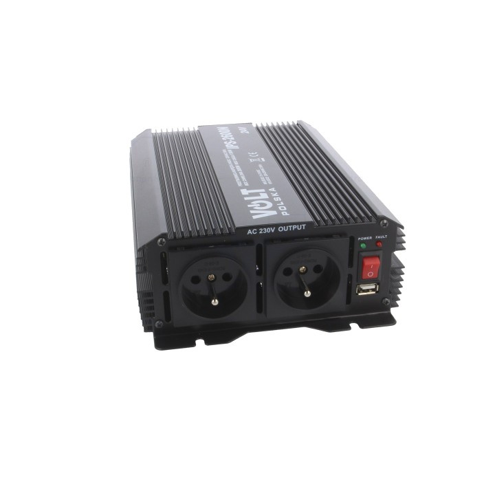 Invertoare auto, Convertor: auto dc/ac 1300W Uieş: 230VAC 21÷31VDC 255x160x70mm 3IPSN26024 IPS2600/24V-N -9, dioda.ro