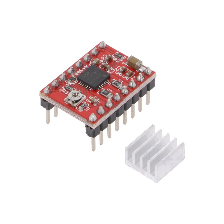 Driver Motor, Controlor de motor pas cu pas A4988 1,7A putere: 8÷30V -1, dioda.ro