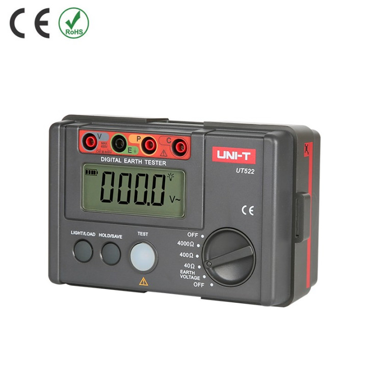 Multimetre digitale, Tester Masurare priza impamantare UNI-T UT522 PRAM -3, dioda.ro