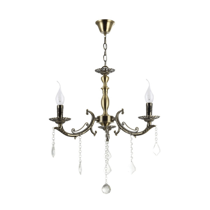 Lampi interior, Candelabru Fascino Alama+Alb 3xE14 60W -1, dioda.ro