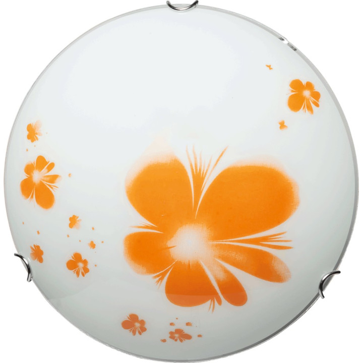 Lampi interior, Plafoniera Santini alb+orange 1xE27 60W -1, dioda.ro