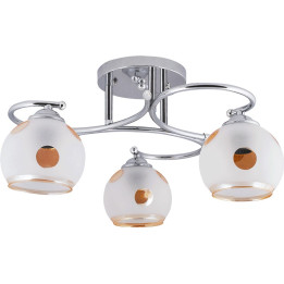 Lampi interior, Lustra Nicole Crom+Maro 3xE27 60W      -1, dioda.ro