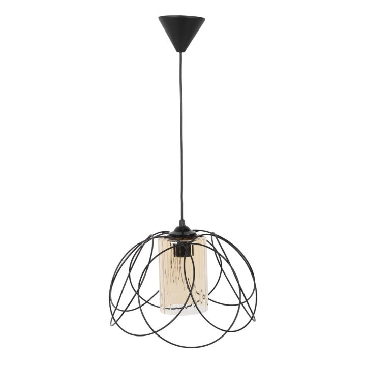 Electrice, Pendul Leylak Negru 1xE27 60W -8, dioda.ro