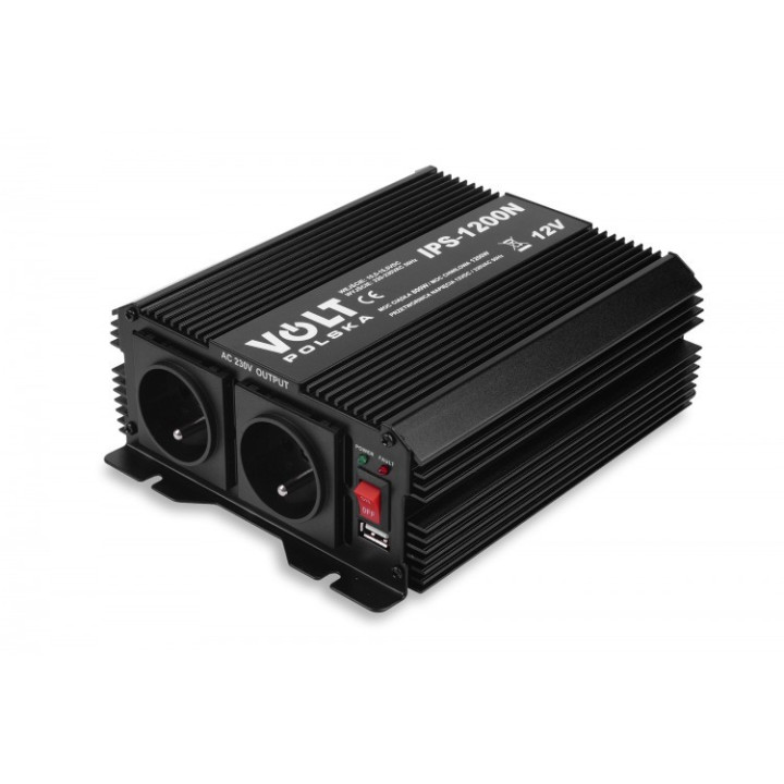 Invertoare auto, Invertor auto 12V 220V  convertor de tensiune IPS 1200 N (800 / 1200W) -5, dioda.ro