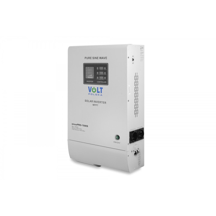 Invertoare panouri fotovoltaice, SINUS PRO 7000 S 48 / 230V (5000 / 7000W) + INVERTOR SOLAR MPPT 80A -2, dioda.ro