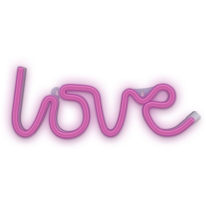 home, FIgurina LED Neon LOVE roz Liliac + USB FLNEO5 Forever Light -2, dioda.ro