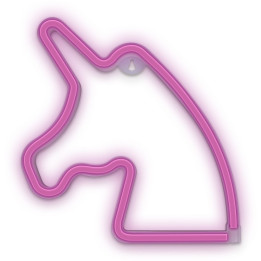 Figurine Neon, Figurina LED Neon UNICORN roz Liliac + USB FLNEO1 Forever Light -1, dioda.ro