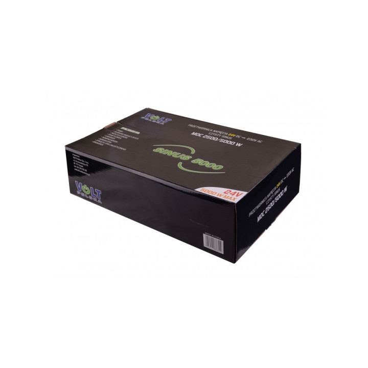 Invertoare auto, Invertor 24v 220v CONVERTOR DE TENSIUNE SINUS 5000 24 / 230V (2500 / 5000W) -1, dioda.ro