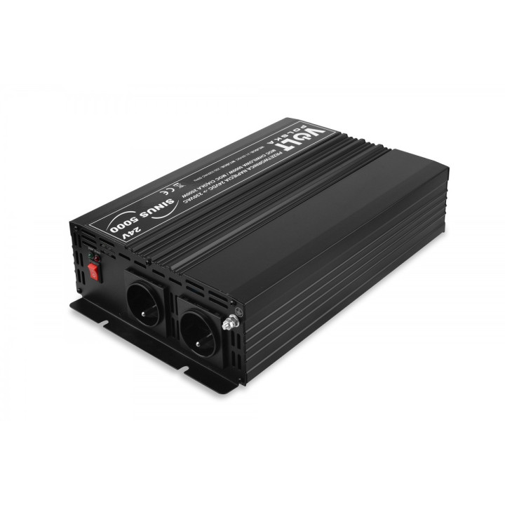 Invertoare auto, Invertor 24v 220v CONVERTOR DE TENSIUNE SINUS 5000 24 / 230V (2500 / 5000W) -5, dioda.ro