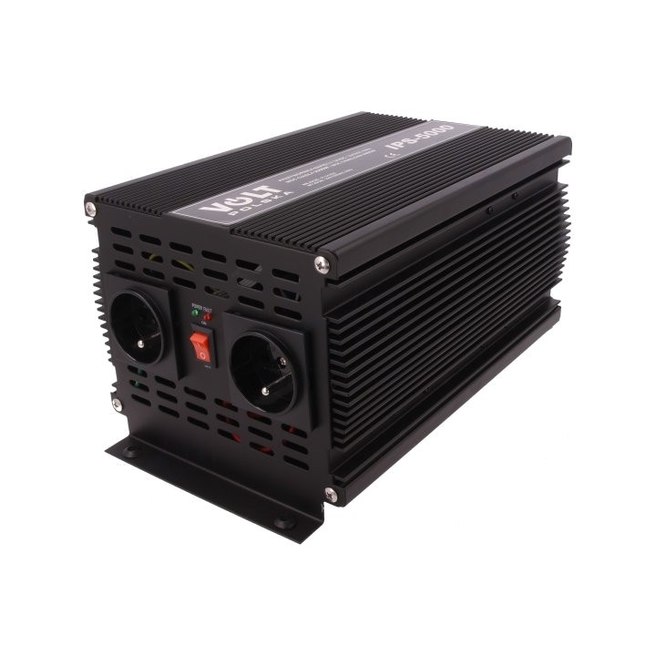Resigilate, RECONDITIONAT Convertor invertor auto dc 24V ac 220V 2500W Pvârf: 5000W IPS5000/24V 3IPS500024 -6, dioda.ro
