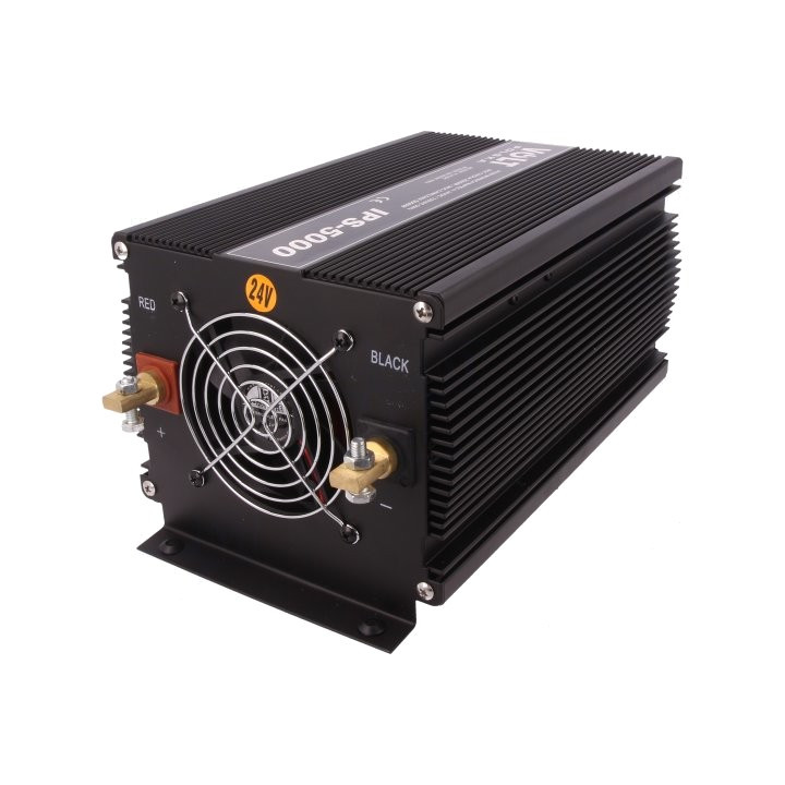 Resigilate, RECONDITIONAT Convertor invertor auto dc 24V ac 220V 2500W Pvârf: 5000W IPS5000/24V 3IPS500024 -14, dioda.ro