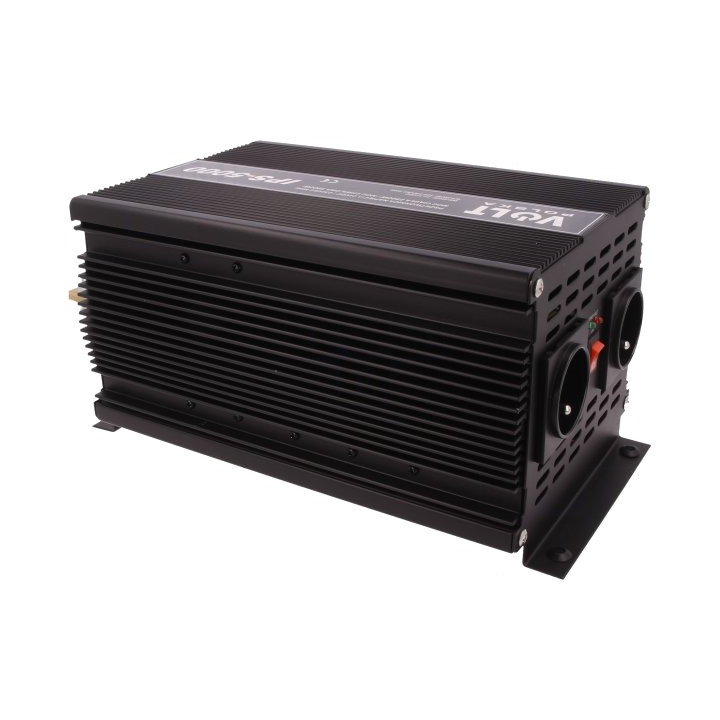 Resigilate, RECONDITIONAT Convertor invertor auto dc 24V ac 220V 2500W Pvârf: 5000W IPS5000/24V 3IPS500024 -18, dioda.ro