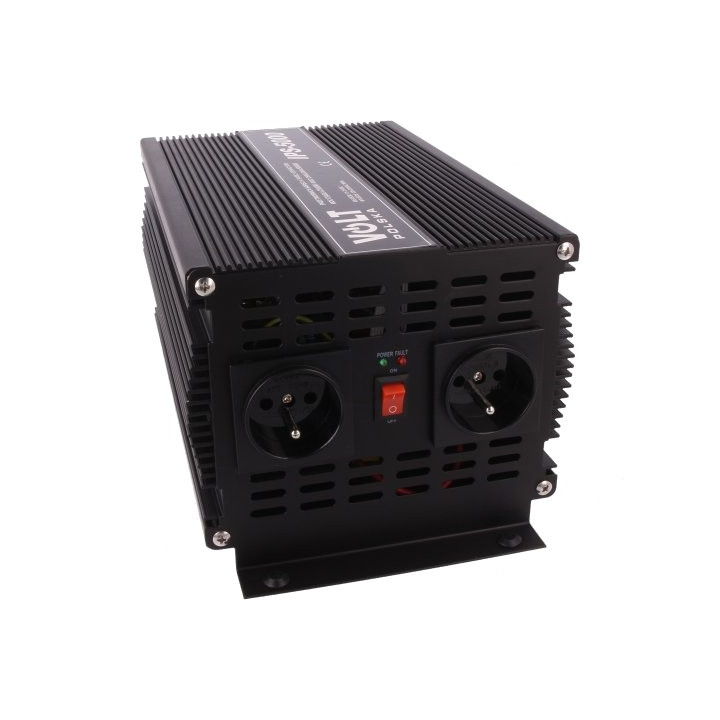 Resigilate, RECONDITIONAT Convertor invertor auto dc 24V ac 220V 2500W Pvârf: 5000W IPS5000/24V 3IPS500024 -20, dioda.ro