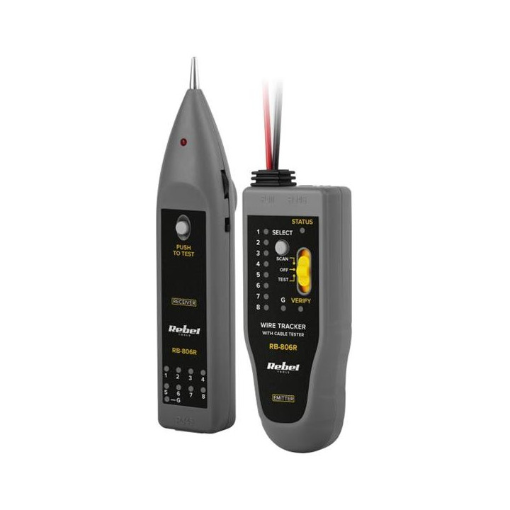 Testere de cabluri, Tester de cablu REBEL RB-806R cable tracker -1, dioda.ro