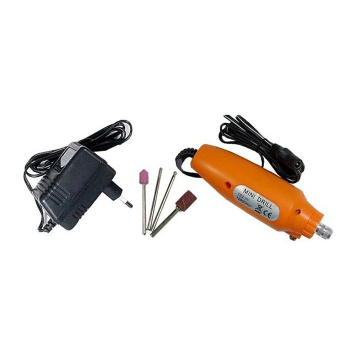 Unelte Pentru PCB, Set minibormasina 12V 12000 rpm cu alimentator si accesorii P105 -1, dioda.ro